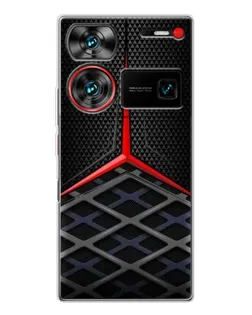 Чехол для ZTE Nubia Z60 Ultra с картинкой «Mercedes Carbon Grid»
