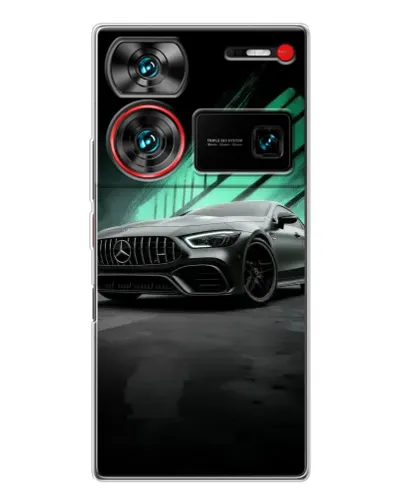 Чехол для ZTE Nubia Z60 Ultra с картинкой «Темный Mercedes AMG» Чехол для ZTE Nubia Z60 Ultra с картинкой «Темный Mercedes AMG»