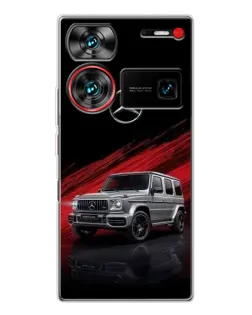 Чехол для ZTE Nubia Z60 Ultra с картинкой «Mercedes G-Class красный»