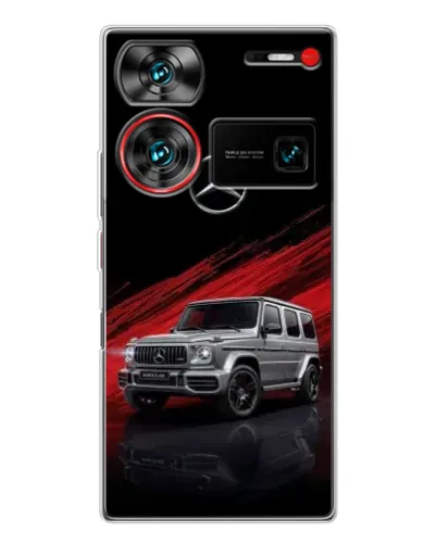 Чехол для ZTE Nubia Z60 Ultra с картинкой «Mercedes G-Class красный» Чехол для ZTE Nubia Z60 Ultra с картинкой «Mercedes G-Class красный»