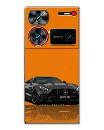 Чехол для ZTE Nubia Z60 Ultra с картинкой «Оранжевый Mercedes AMG» Чехол для ZTE Nubia Z60 Ultra с картинкой «Оранжевый Mercedes AMG»