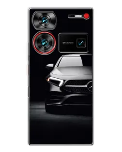 Чехол для ZTE Nubia Z60 Ultra с картинкой «Свет фар Mercedes»