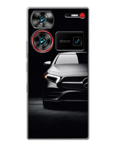 Чехол для ZTE Nubia Z60 Ultra с картинкой «Свет фар Mercedes» Чехол для ZTE Nubia Z60 Ultra с картинкой «Свет фар Mercedes»