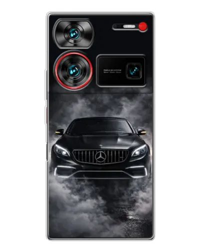 Чехол для ZTE Nubia Z60 Ultra с картинкой «Mercedes в дыму» Чехол для ZTE Nubia Z60 Ultra с картинкой «Mercedes в дыму»