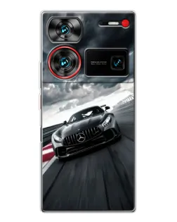 Чехол для ZTE Nubia Z60 Ultra с картинкой «Гоночный Mercedes AMG»