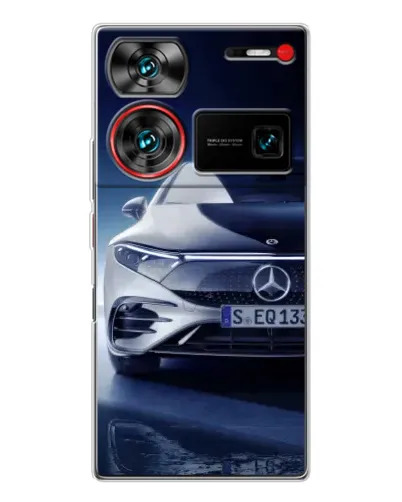 Чехол для ZTE Nubia Z60 Ultra с картинкой «Mercedes EQ — будущее» Чехол для ZTE Nubia Z60 Ultra с картинкой «Mercedes EQ — будущее»