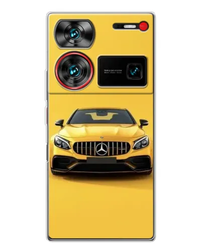 Чехол для ZTE Nubia Z60 Ultra с картинкой «Желтый Mercedes GT» Чехол для ZTE Nubia Z60 Ultra с картинкой «Желтый Mercedes GT»
