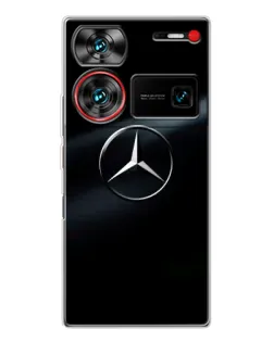 Чехол для ZTE Nubia Z60 Ultra с картинкой «Mercedes на металле»