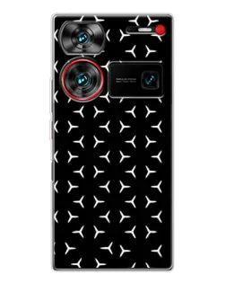 Чехол для ZTE Nubia Z60 Ultra с картинкой «Mercedes паттерн звезд»