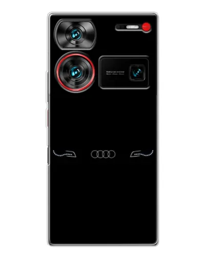 Чехол для ZTE Nubia Z60 Ultra с картинкой «Audi — световой подпись»