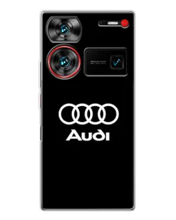 Чохол для ZTE Nubia Z60 Ultra з картинкою «Класичне лого Audi»