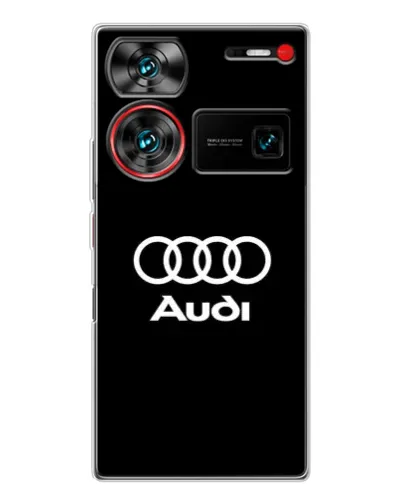 Чехол для ZTE Nubia Z60 Ultra с картинкой «Классическое лого Audi»