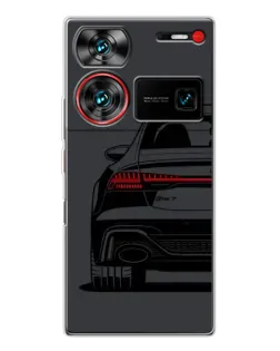 Чехол для ZTE Nubia Z60 Ultra с картинкой «Задняя часть Audi — арт»