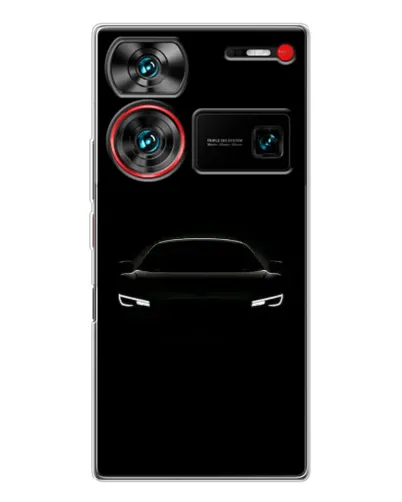 Чехол для ZTE Nubia Z60 Ultra с картинкой «Взгляд Audi в темноте»