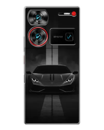 Чехол для ZTE Nubia Z60 Ultra с картинкой «Lamborghini симметрия дорог»