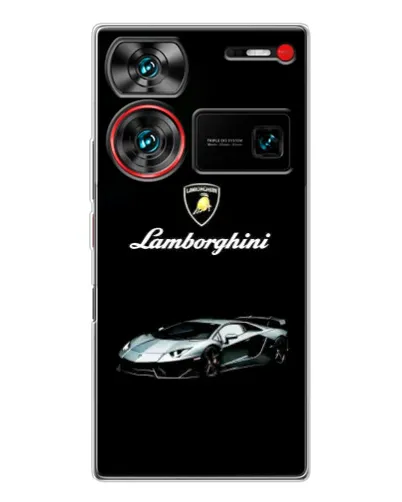 Чехол для ZTE Nubia Z60 Ultra с картинкой «Логотип Lamborghini классика»