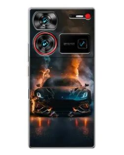 Чехол для ZTE Nubia Z60 Ultra с картинкой «Lamborghini дымная эстетика»