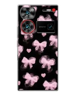 Чехол для ZTE Nubia Z60 Ultra с картинкой «Геометрия банта» Чехол для ZTE Nubia Z60 Ultra с картинкой «Геометрия банта»