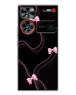 Чехол для ZTE Nubia Z60 Ultra с картинкой «Розовые ленты»