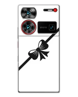 Чехол для ZTE Nubia Z60 Ultra с картинкой «Диагональный бант»