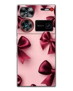 Чехол для ZTE Nubia Z60 Ultra с картинкой «Бордовый атлас»