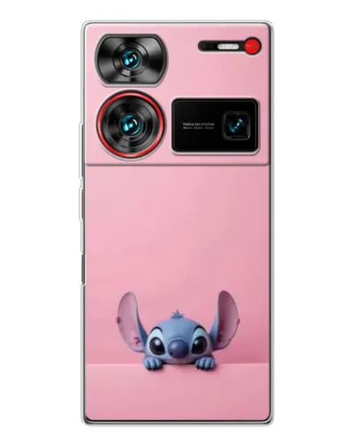 Чохол для ZTE Nubia Z60 Ultra з картинкою «Stitch визирає»