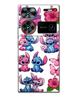 Чохол для ZTE Nubia Z60 Ultra з картинкою «Стікери Stitch та Angel» Чохол для ZTE Nubia Z60 Ultra з картинкою «Стікери Stitch та Angel»