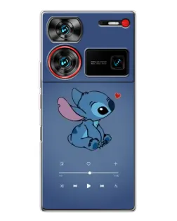 Чохол для ZTE Nubia Z60 Ultra з картинкою «Музичний Stitch» Чохол для ZTE Nubia Z60 Ultra з картинкою «Музичний Stitch»
