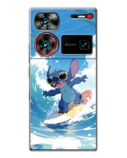 Чохол для ZTE Nubia Z60 Ultra з картинкою «Стіч на хвилі» Чохол для ZTE Nubia Z60 Ultra з картинкою «Стіч на хвилі»