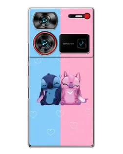 Чохол для ZTE Nubia Z60 Ultra з картинкою «Stitch та Angel Love» Чохол для ZTE Nubia Z60 Ultra з картинкою «Stitch та Angel Love»