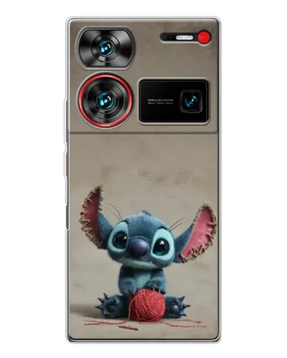 Чохол для ZTE Nubia Z60 Ultra з картинкою «Стіч на чоричневому фоні»