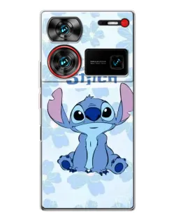 Чохол для ZTE Nubia Z60 Ultra з картинкою «Stitch серед квітів» Чохол для ZTE Nubia Z60 Ultra з картинкою «Stitch серед квітів»