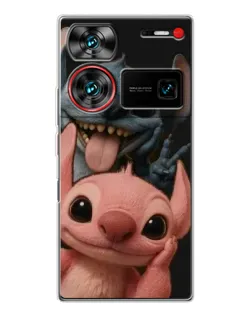 Чохол для ZTE Nubia Z60 Ultra з картинкою «Стіч та Ангел» Чохол для ZTE Nubia Z60 Ultra з картинкою «Стіч та Ангел»