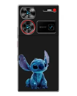 Чохол для ZTE Nubia Z60 Ultra з картинкою «Стіч на чорному» Чохол для ZTE Nubia Z60 Ultra з картинкою «Стіч на чорному»