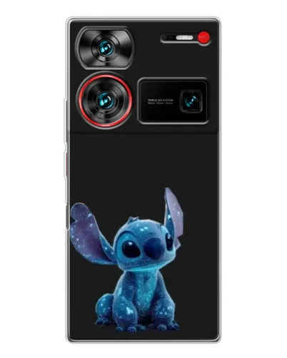 Чохол для ZTE Nubia Z60 Ultra з картинкою «Стіч на чорному»
