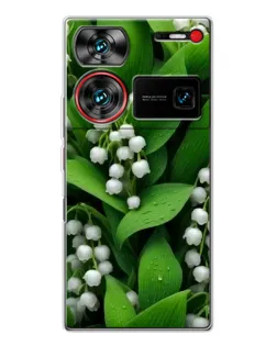 Чехол для ZTE Nubia Z60 Ultra с картинкой «Ландыши в зелени»