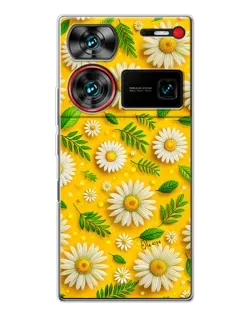 Чехол для ZTE Nubia Z60 Ultra с картинкой «Ромашковое солнце»