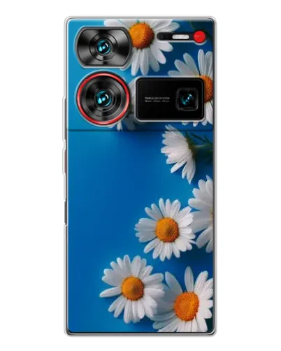 Чехол для ZTE Nubia Z60 Ultra с картинкой «Белоснежные маргаритки»