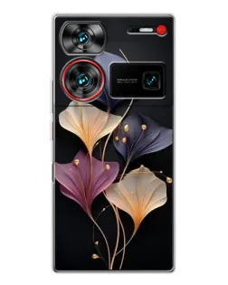 Чехол для ZTE Nubia Z60 Ultra с картинкой «Лиловые цветы грации»