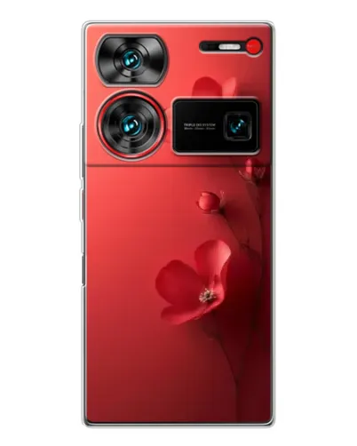 Чехол для ZTE Nubia Z60 Ultra с картинкой «Маковые соцветия»