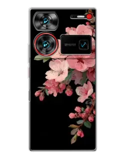 Чехол для ZTE Nubia Z60 Ultra с картинкой «Розовая ветка сакуры»