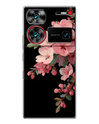 Чехол для ZTE Nubia Z60 Ultra с картинкой «Розовая ветка сакуры»
