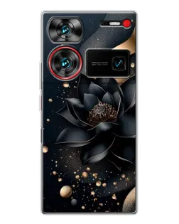 Чехол для ZTE Nubia Z60 Ultra с картинкой «Черный лотос»
