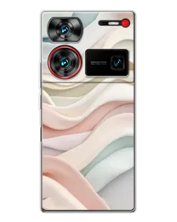 Чехол для ZTE Nubia Z60 Ultra с картинкой «Пастельные нежные волны»