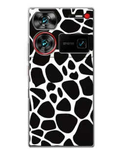 Чехол для ZTE Nubia Z60 Ultra с картинкой «Черно-белый жираф»