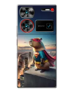 Чехол для ZTE Nubia Z60 Ultra с картинкой «Капи-мен супергерой»