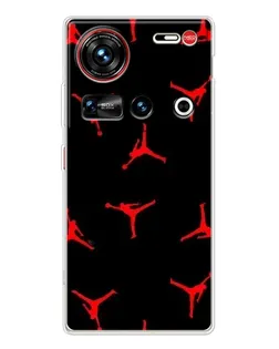 Чехол для ZTE Nubia Z70 Ultra с картинкой «Jordan Red Pattern»