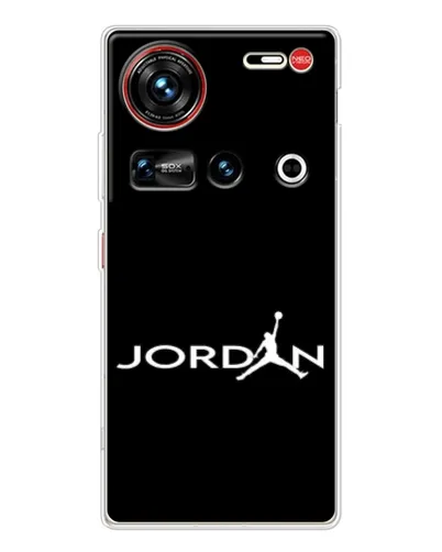 Чехол для ZTE Nubia Z70 Ultra с картинкой «Jordan White Logo»