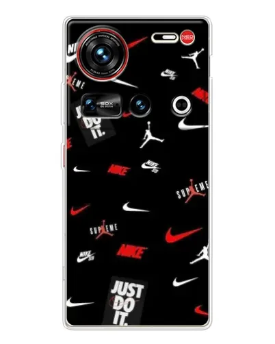 Чехол для ZTE Nubia Z70 Ultra с картинкой «Nike Mix Pattern»