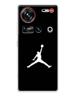Чехол для ZTE Nubia Z70 Ultra с картинкой «Jordan Silhouette»